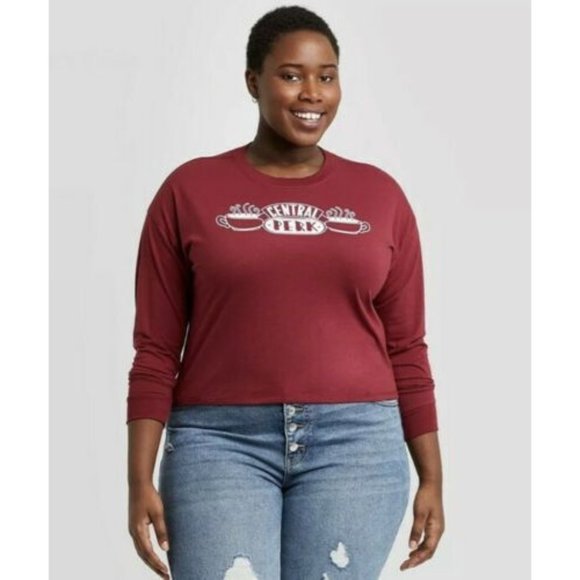 NWT F.R.I.E.N.D.S The Television Series Long Sleeve Central Perk T-Shirt, XS - Picture 2 of 6